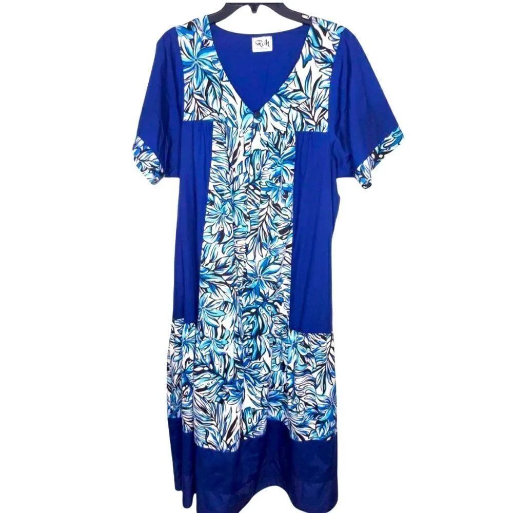 RM MALUMI of Hawaii VintageHouse Dress MuuMuu